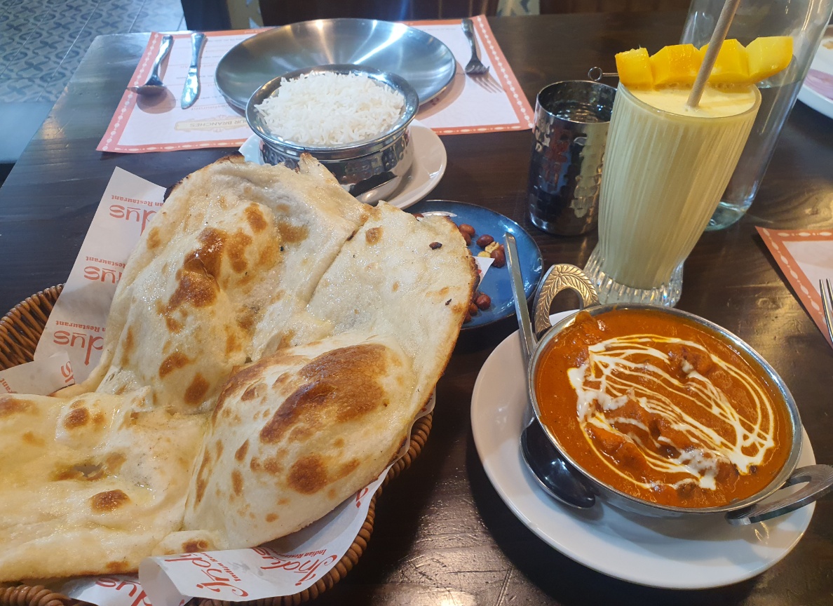 다낭 Indus Indian Restaurant 커리, 난