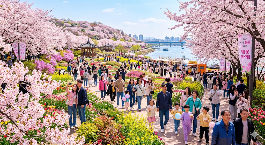 2026 봄꽃축제 (주차난, 인파대비, 여행코스)