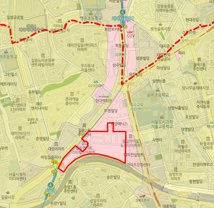 성북구 상업지역