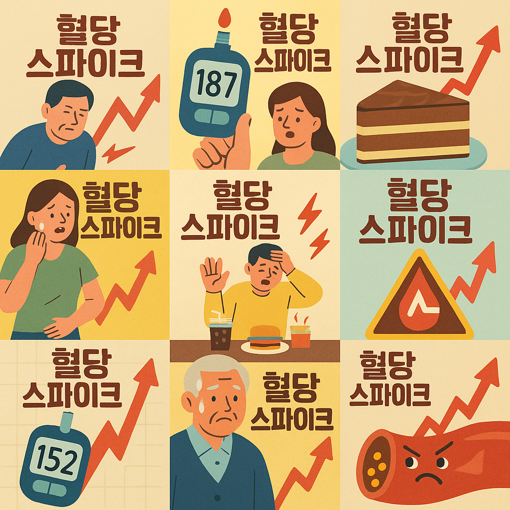 혈당스파이크 사진