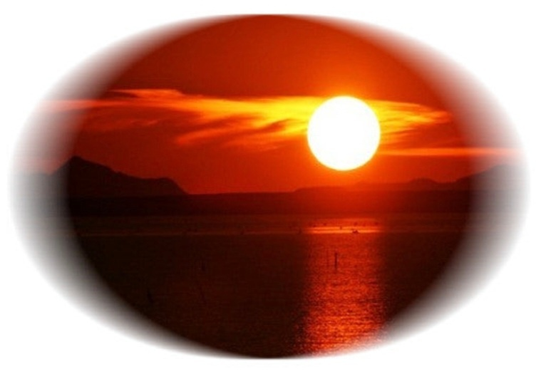 아름다운 일몰 의 이미지