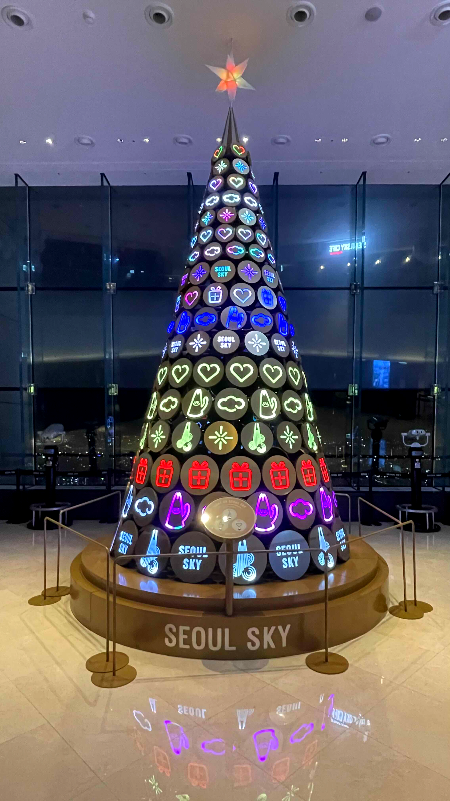 잠실 롯데월드 타워 서울 스카이 내부