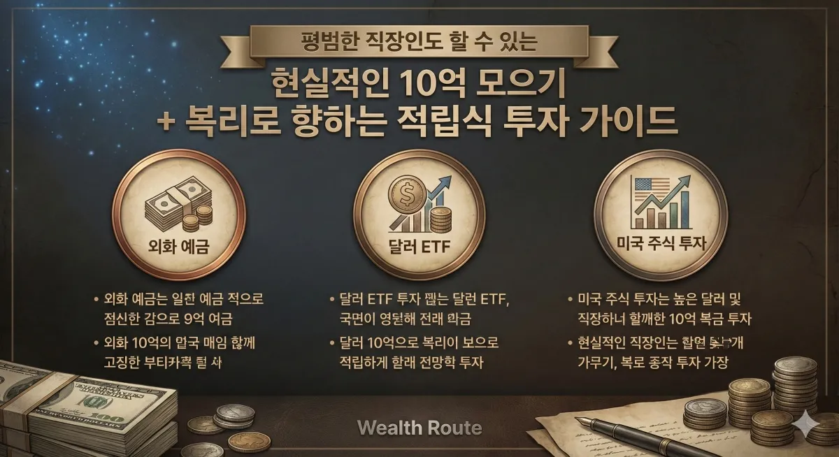 썸네일. 현실적인 10억 모으기 가이드