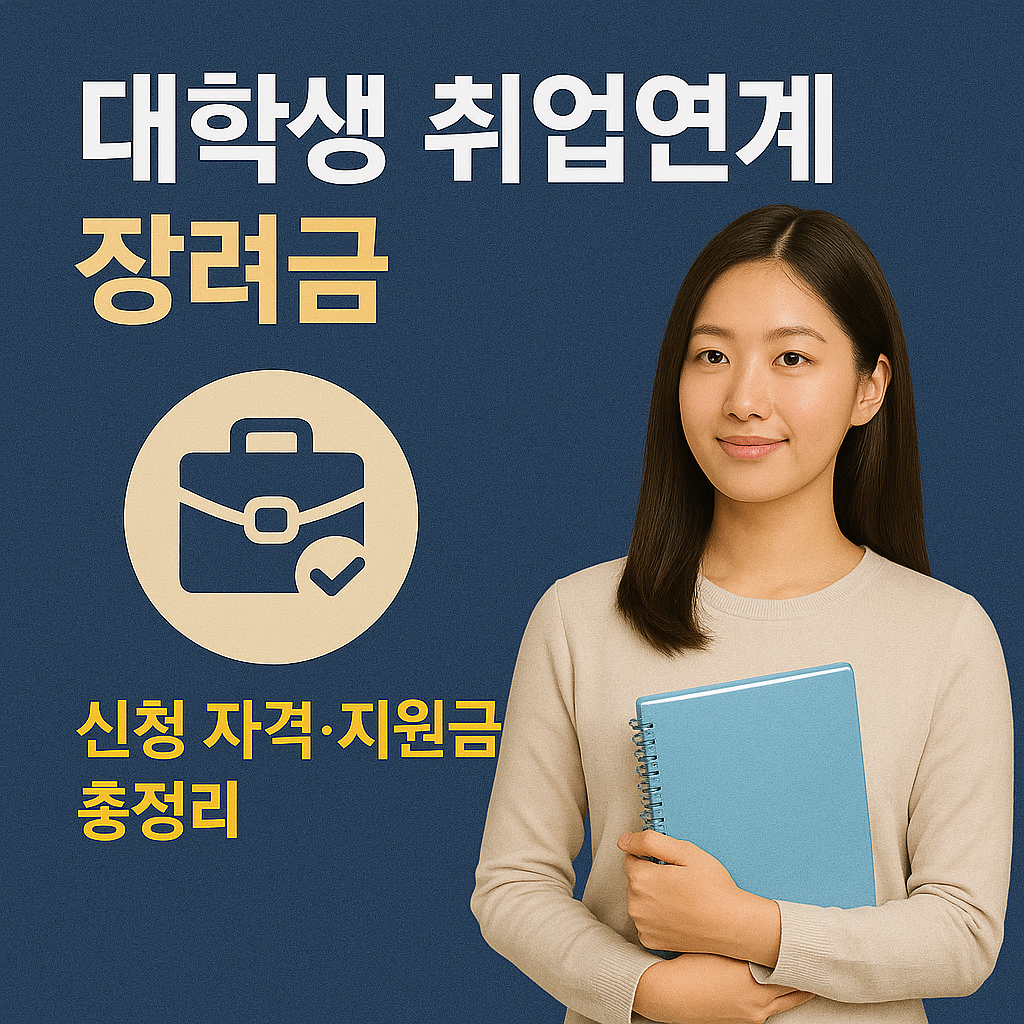 대학생 취업연계 장려금 신청 자격&middot;지원금 총정리