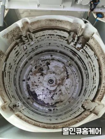 세탁기 청소 전문업체 비용 10만원 해결 후기 통돌이 세탁기 청소하는방법에 관해_6