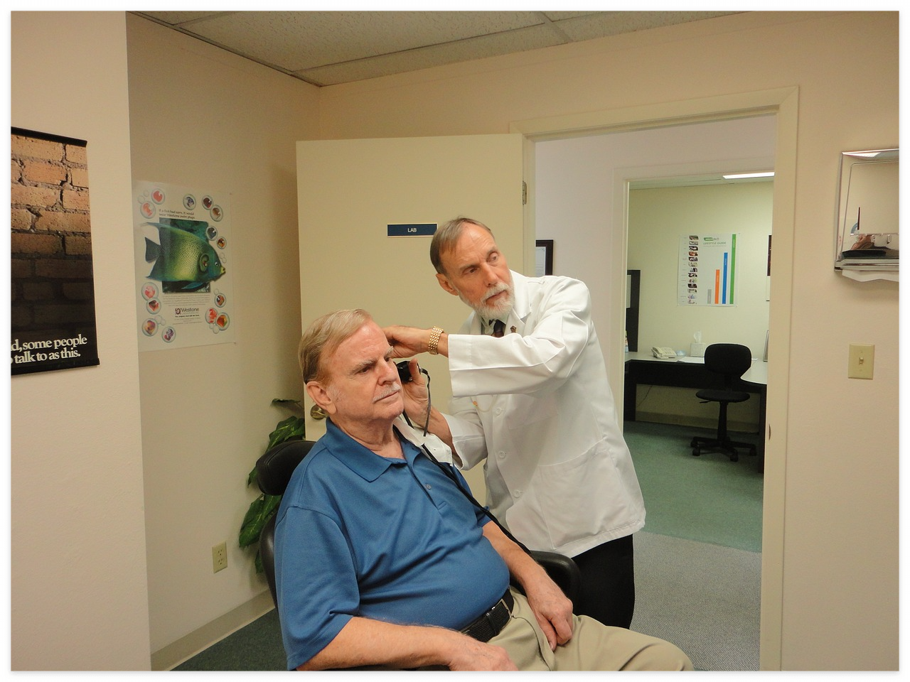 돌발성 난청 예시 사진