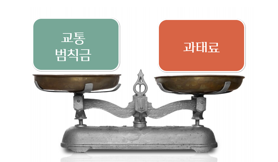 교통범칙금과 과태료의 차이점