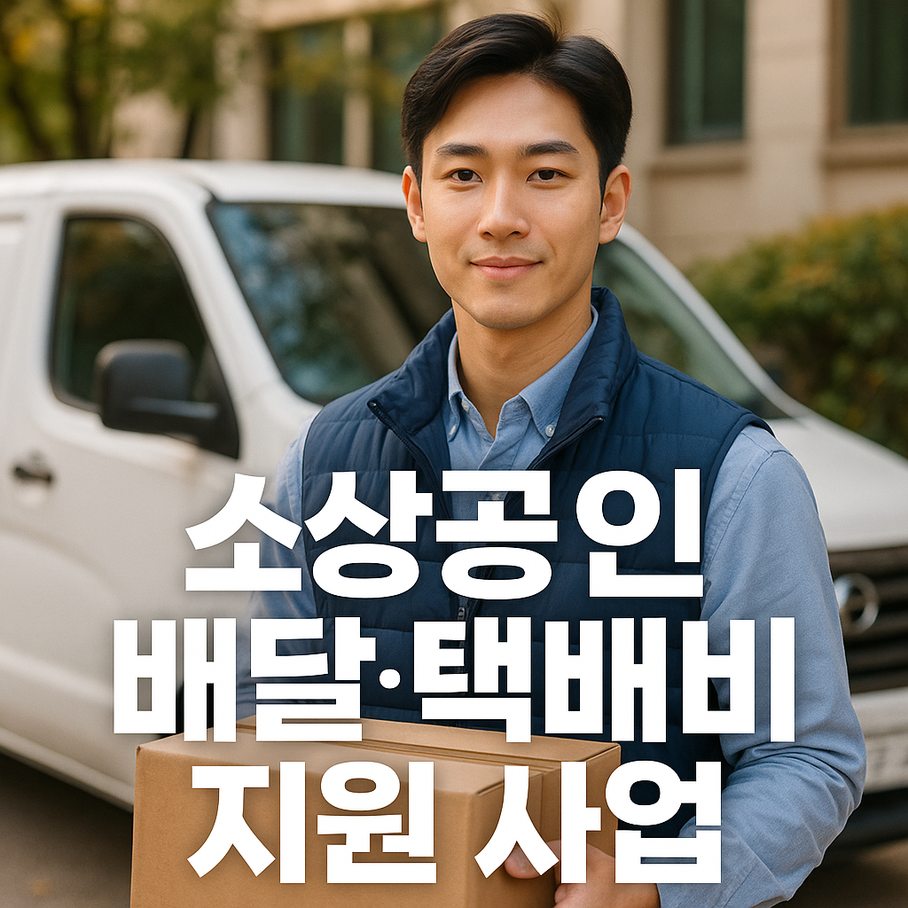 소상공인 배달&amp;택배비 지원사업