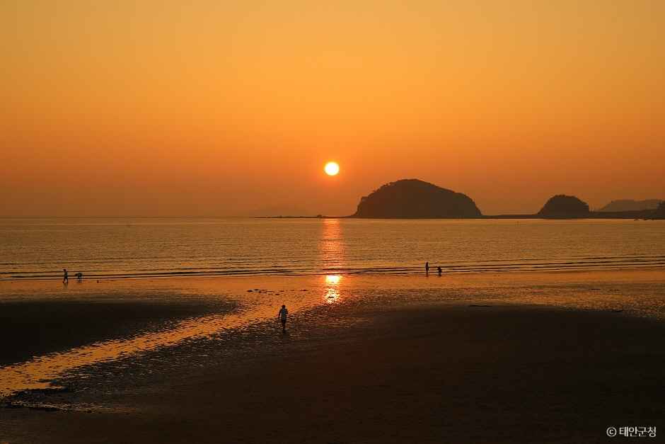 태안 운여해변 일몰