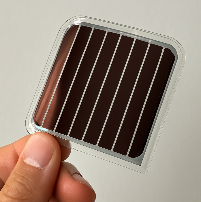 페로브스카이트 태양전지의 상용화 제품 사진