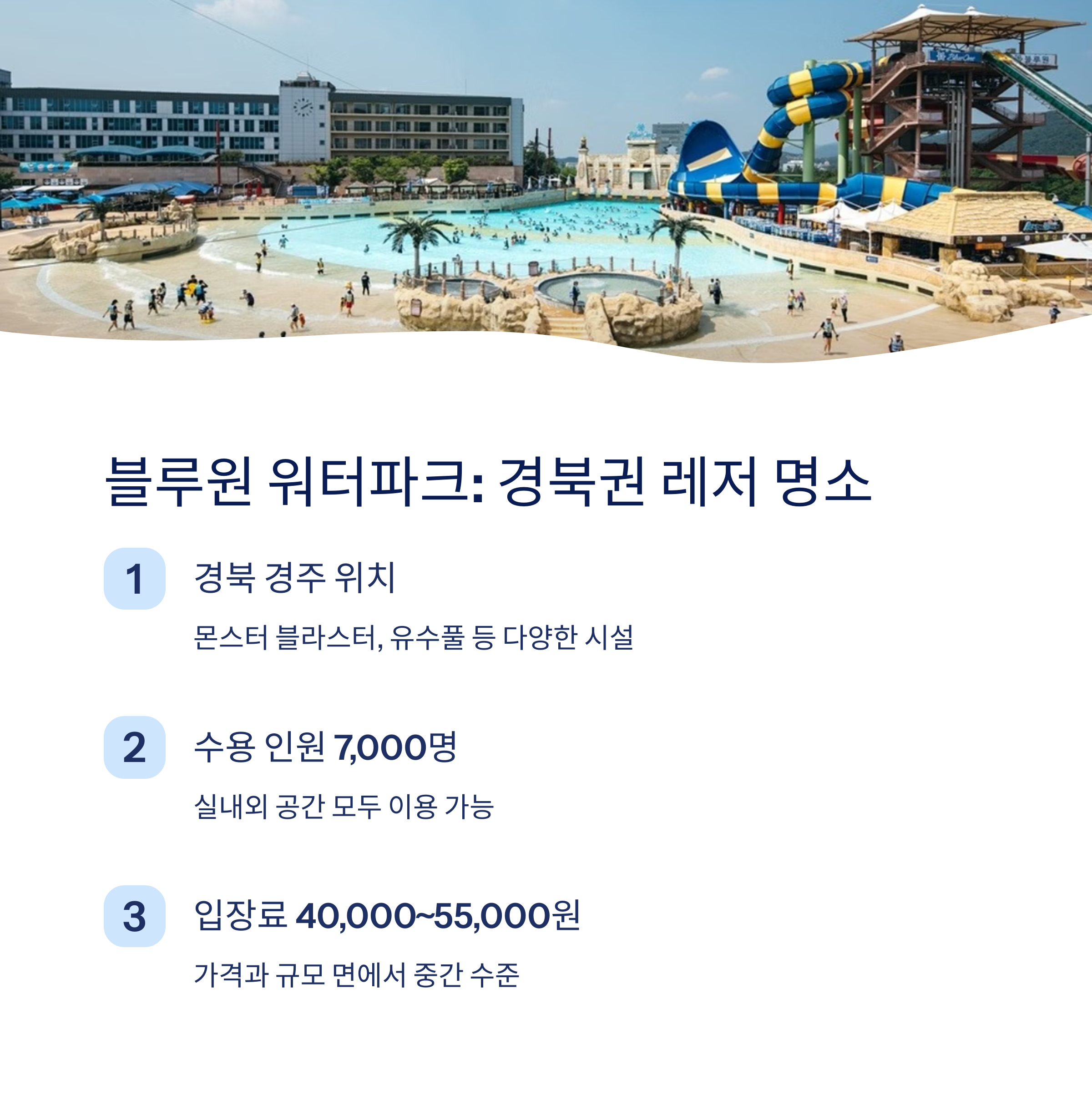 경북권 레저 명소 블루원 워터파크