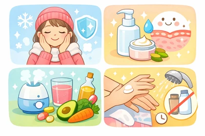 겨울철 피부 보습과 장벽 관리 모습7