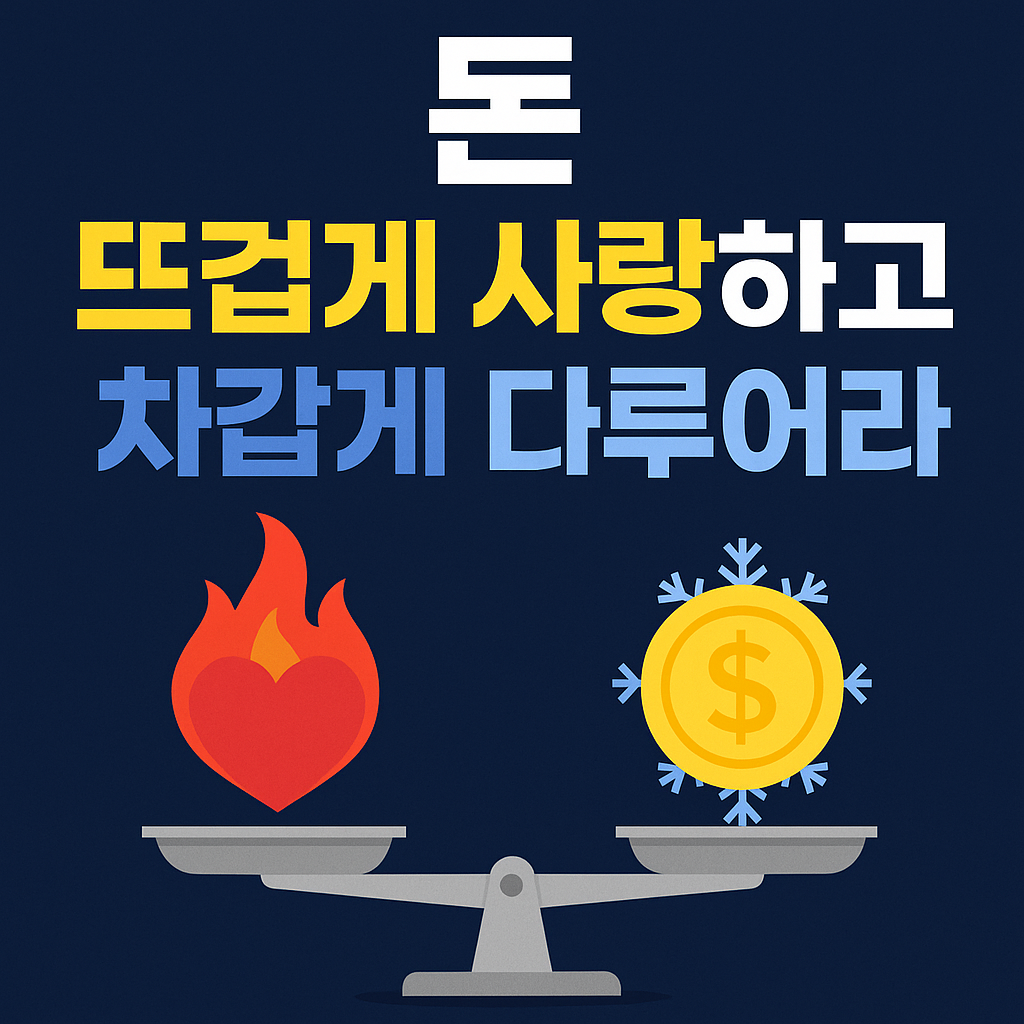 돈, 뜨겁게 사랑하고 차갑게 다루어라