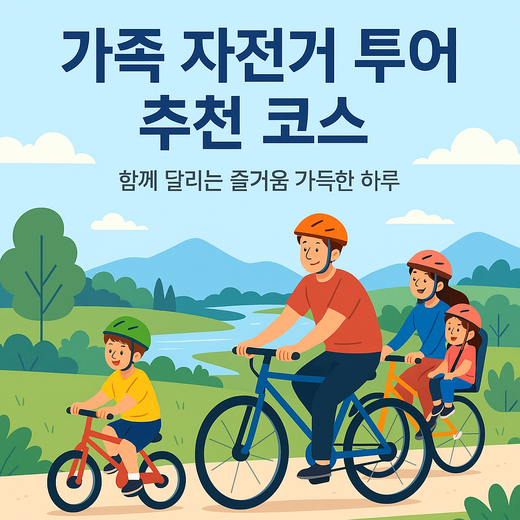 가족 자전거 투어 추천 코스