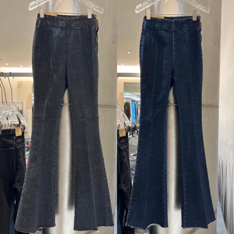 (세일) 매그놀리아 898 지젤 부츠컷 데님 2color 옆지퍼 하이웨스트 청바지