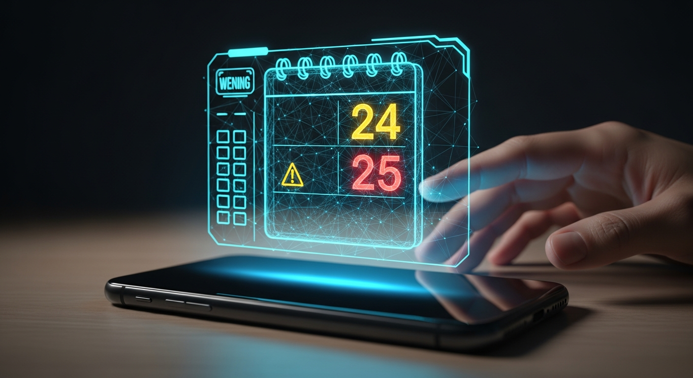 스마트폰 예약 앱으로 실시간 공석 현황을 틈틈이 확인하는 모습