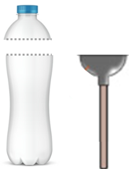 페트병으로 뚫는 원리