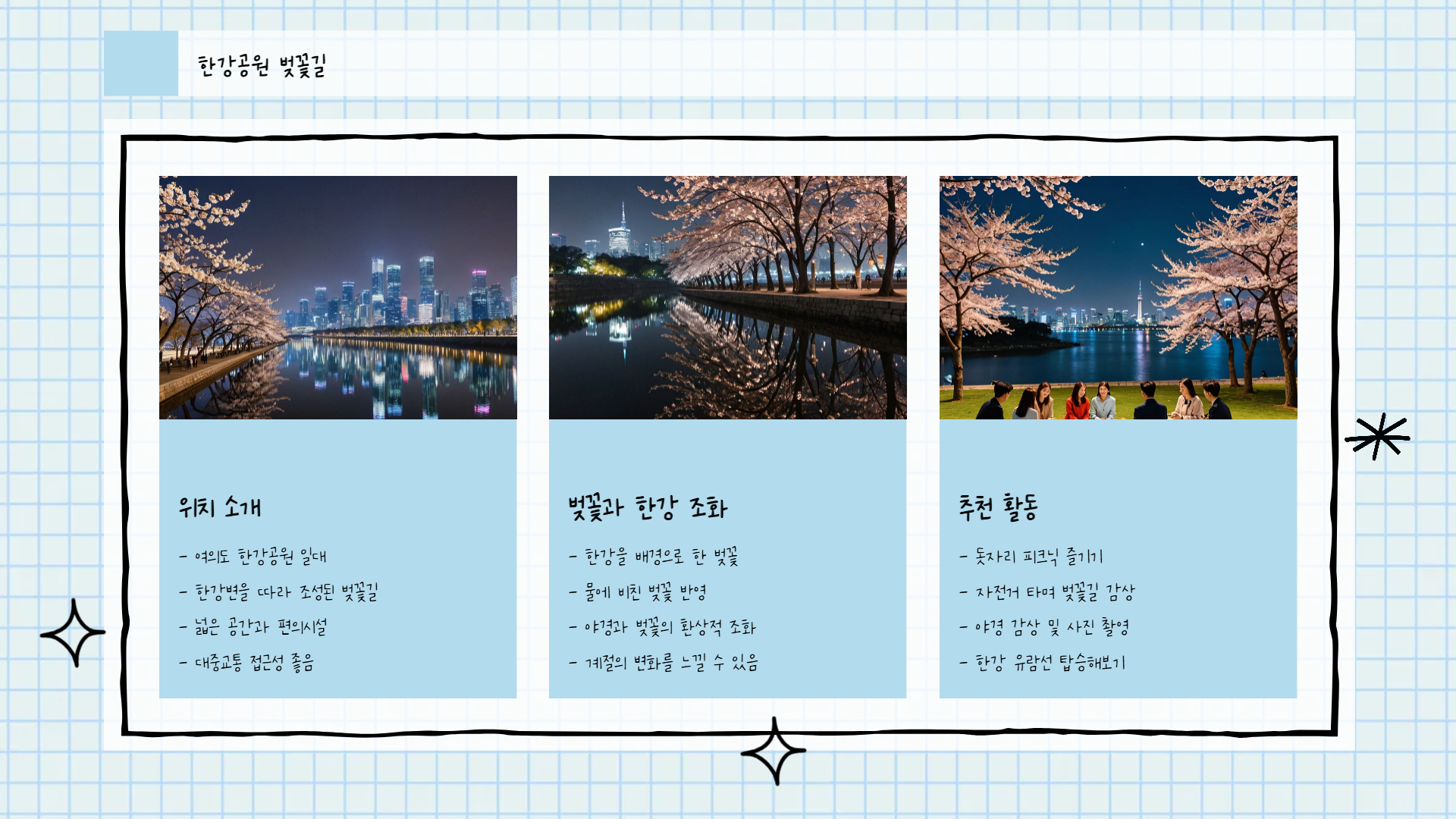 여의도 벚꽃 야경 스팟 BEST 3