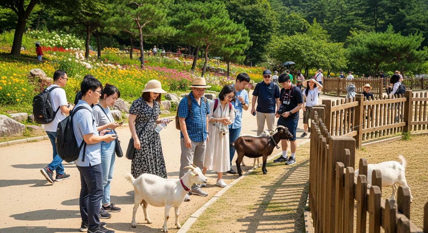 초등학교 여름방학 순천만국가정원