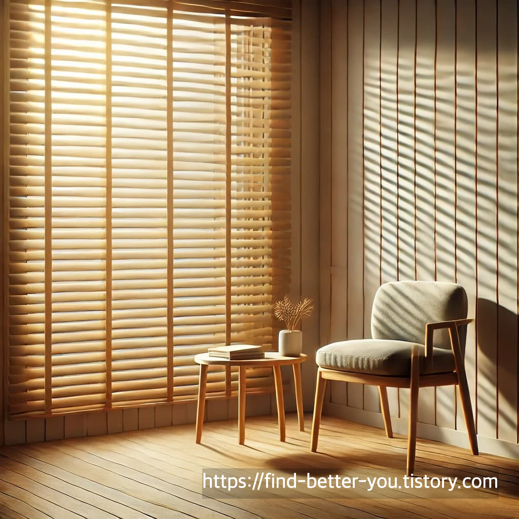 집 안의 빛 조절: 블라인드와 힐링의 균형
