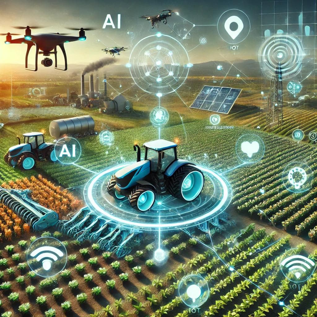 미래 농업을 이끄는 5가지 스마트 기술: 데이터, 로봇, AI, 드론, IoT