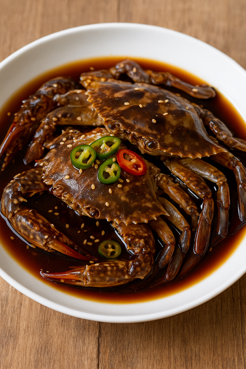 제철꽃게로 만든 간장게장