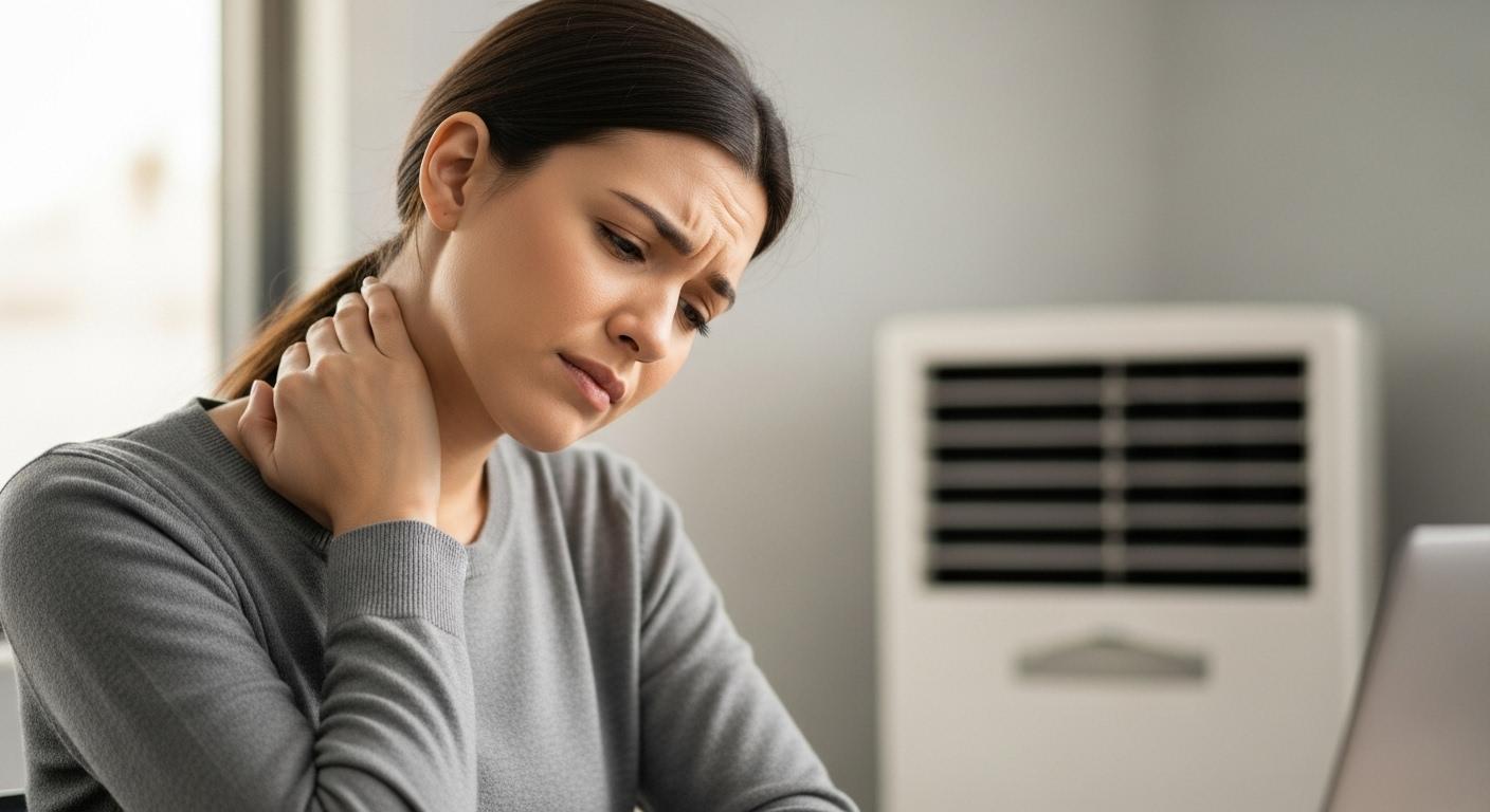 냉방병 목 통증