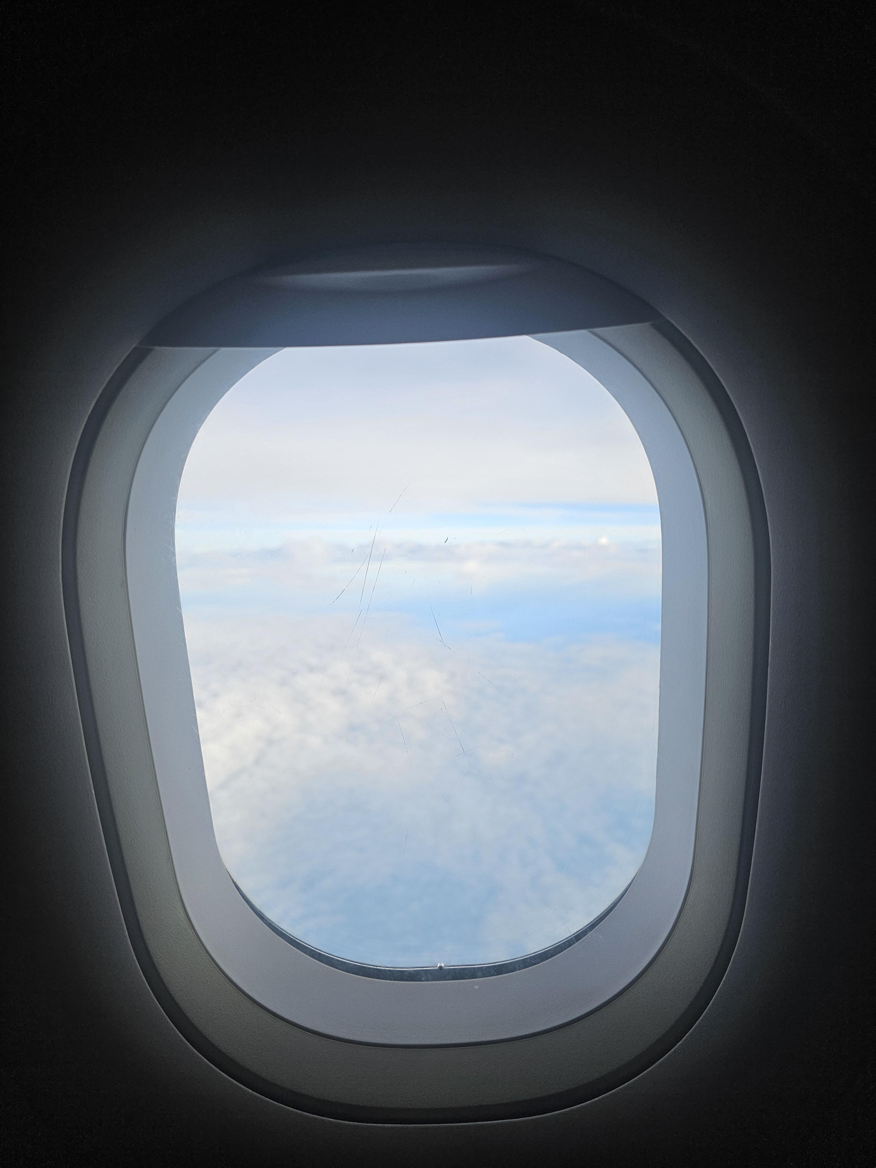 광저우행 비행기 하늘풍경