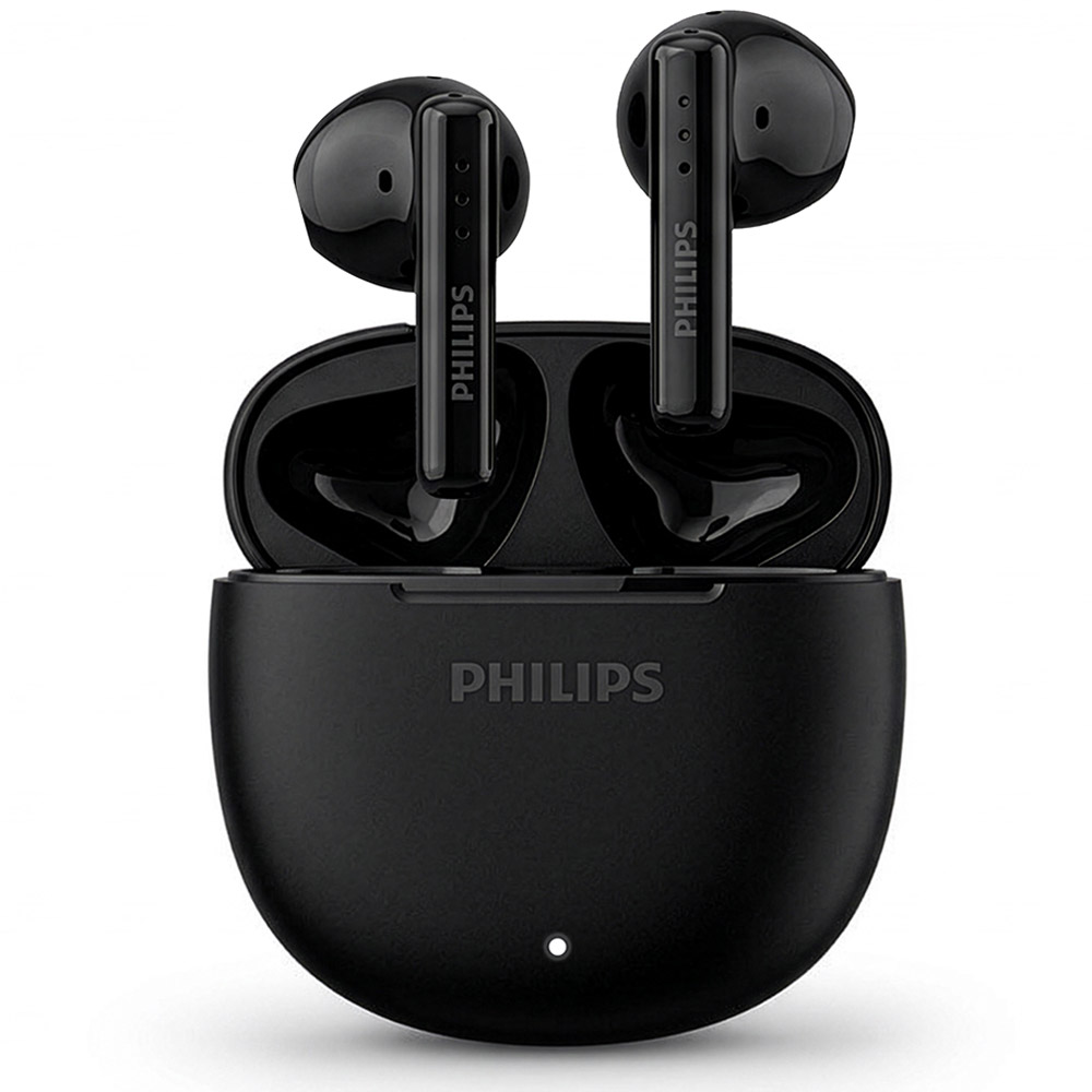 필립스 ENC 노이즈캔슬링 무선 블루투스 이어폰, TAT1139, 블랙, 26시간, 방수가능