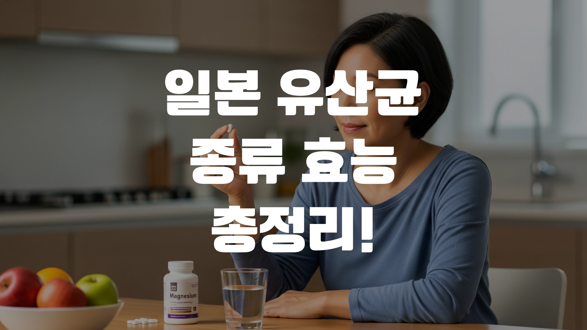 일본 유산균 종류 효능 총정리! 포스팅 섬네일
