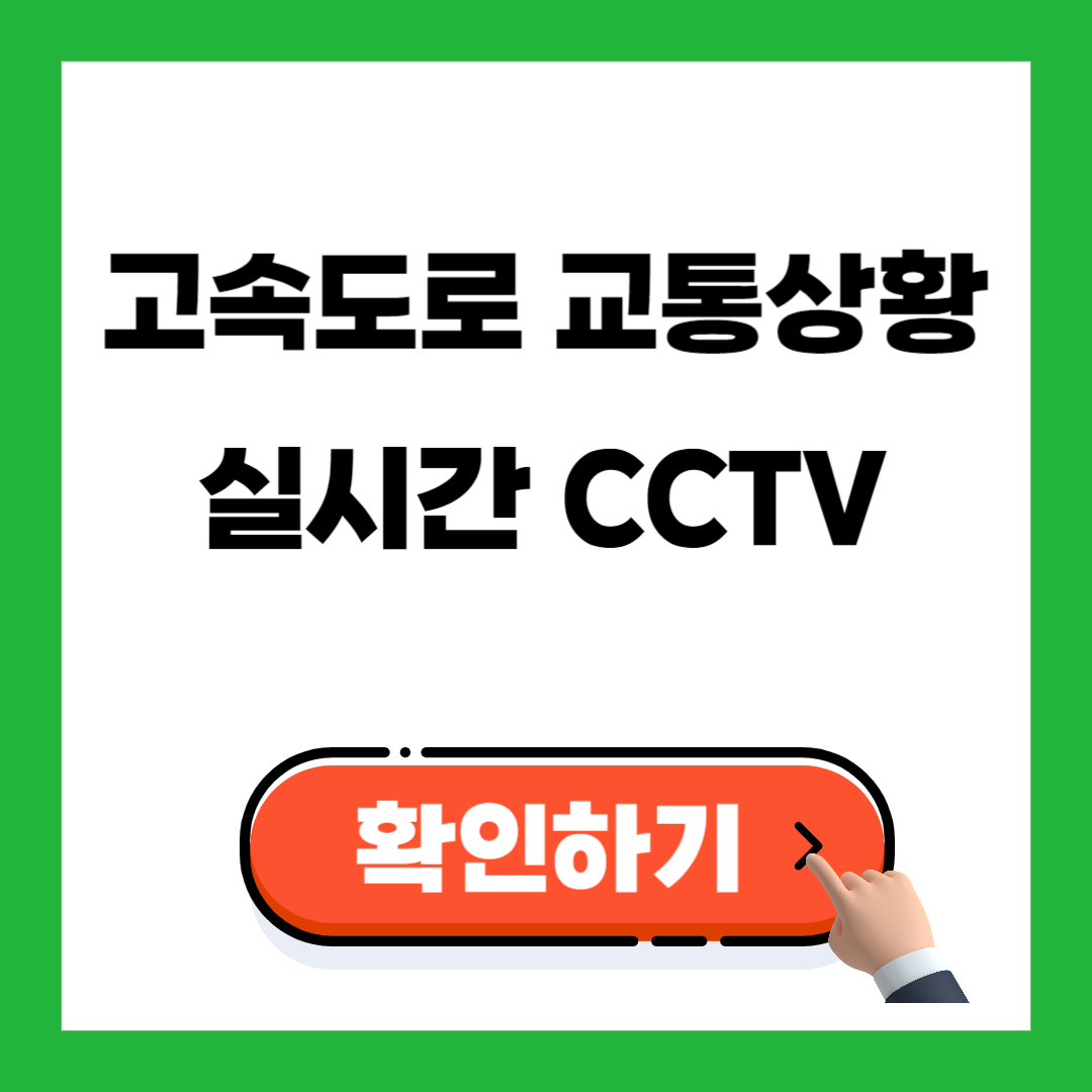 설 연휴 명절 고속도로 교통상황 실시간 cctv
