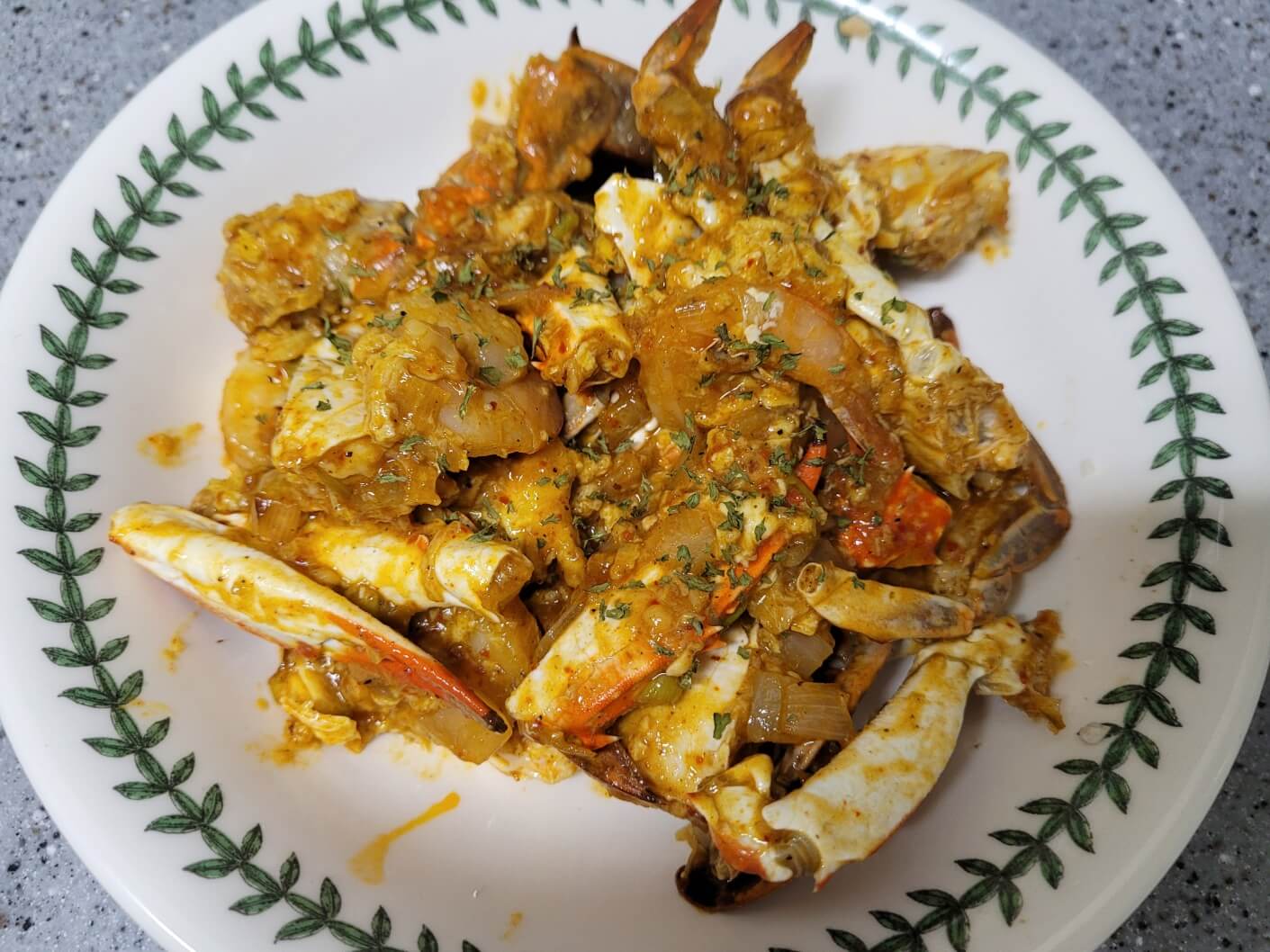 꽃게찜완성사진