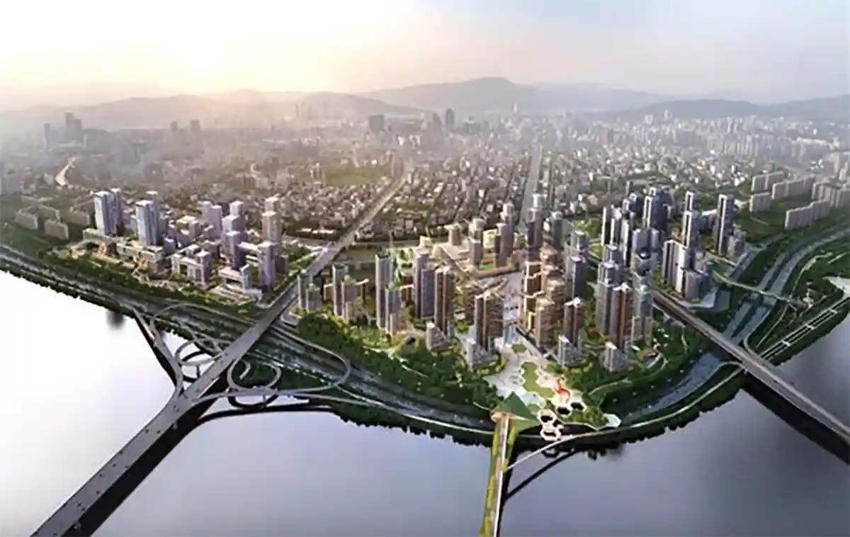 압구정지구-2구역-3구역-4구역-5구역-조감도