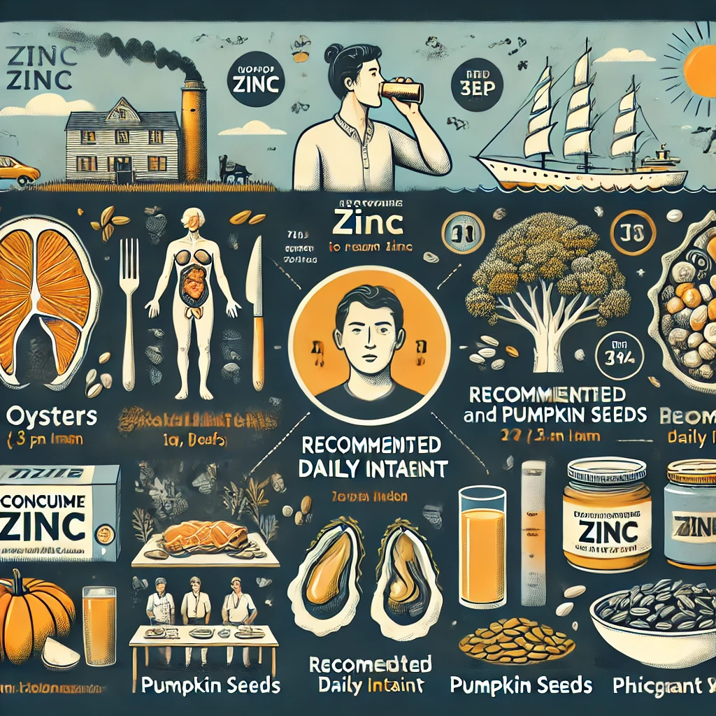 아연 섭취 방법과 권장량