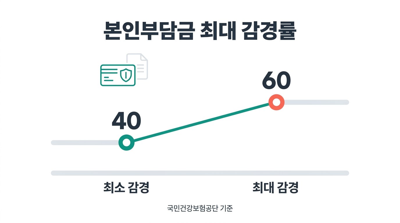 장기요양등급 본인부담금 최대 감경률
