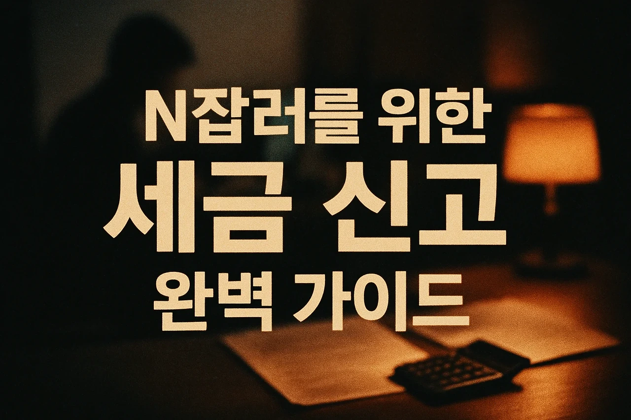 N잡러를 위한 세금 신고 완벽 가이드: 종합소득세 절세 전략 총정리