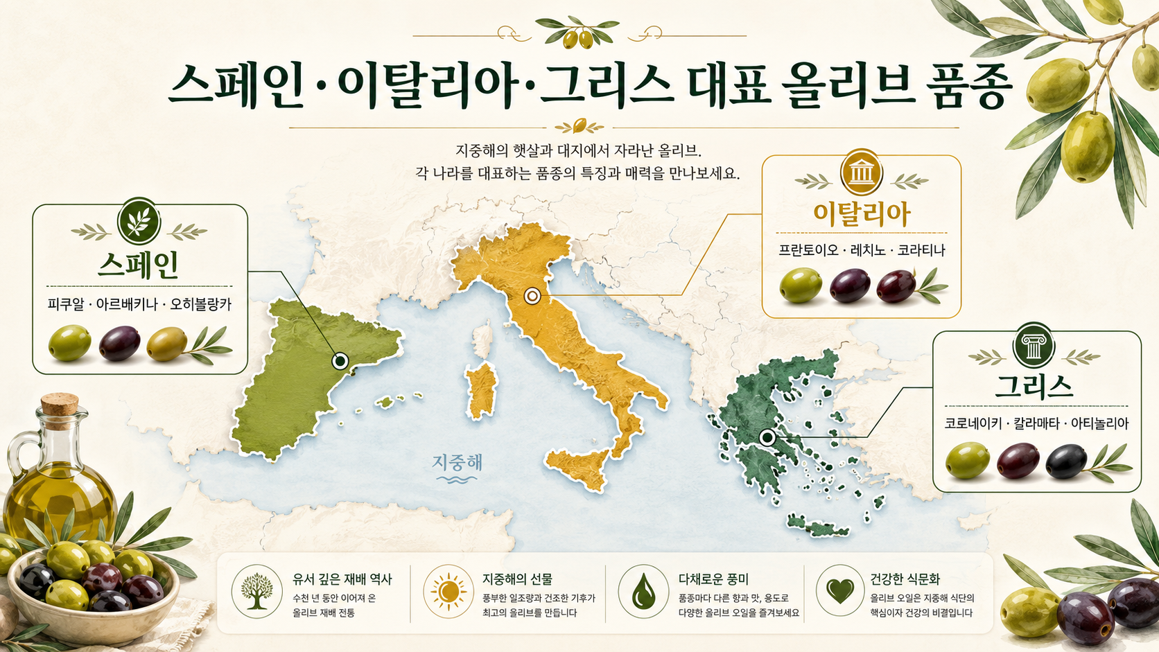 올리브오일은 큰 병이 더 싸다? 등급&middot;용량&middot;원산지 비교와 추천 제품 5가지