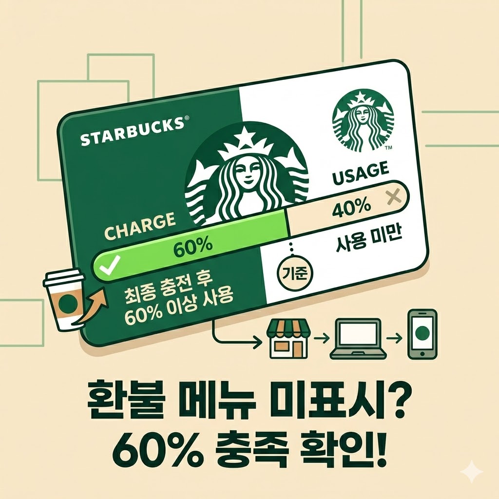 환불 조건 확인