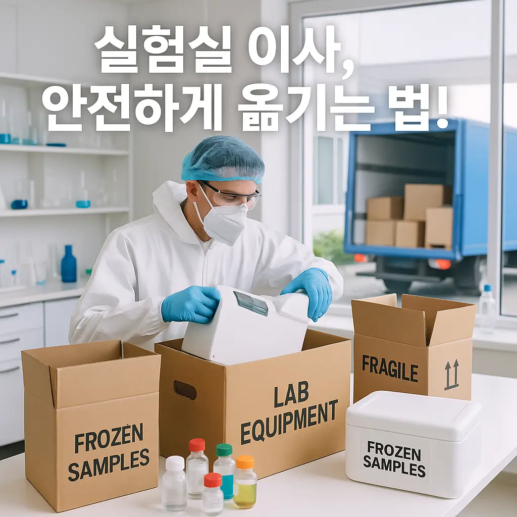 실험실 이사, 안전하게 옮기는 법!