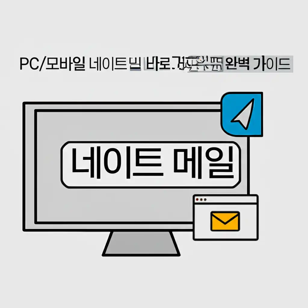 PC와 모바일에서 네이트 메일 바로가기를 설정하는 단계별 가이드 스크린샷