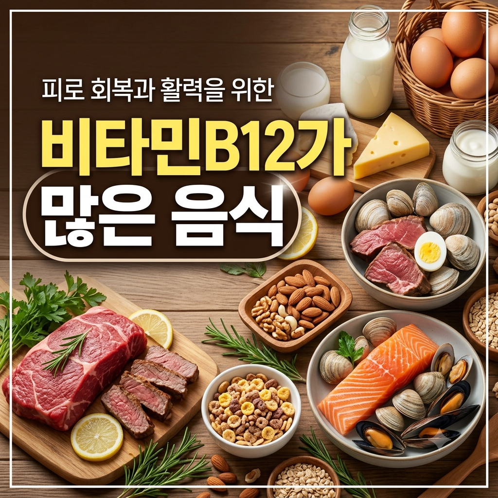 비타민B12가 많은 음식