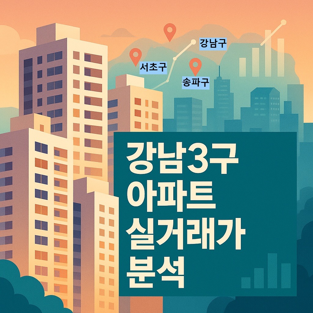강남3구 아파트 실거래가 분석