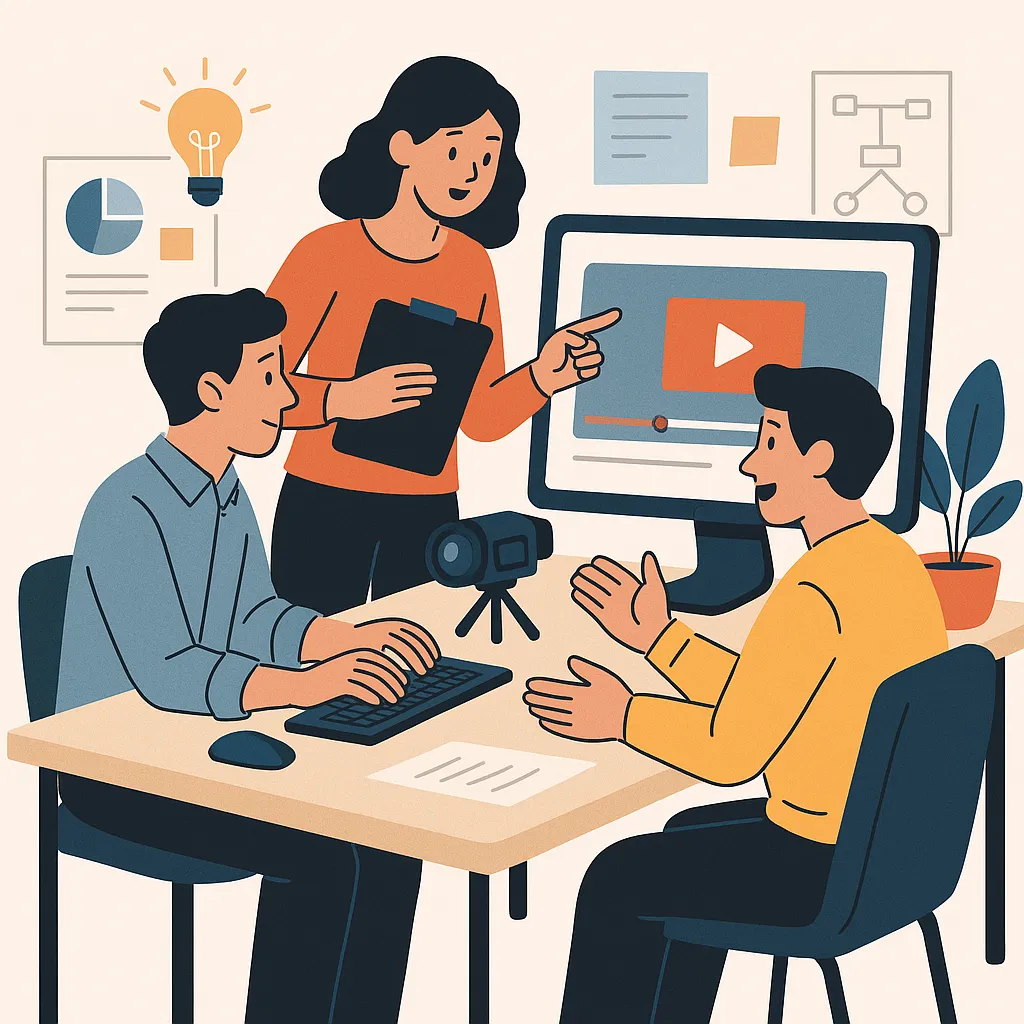 유튜브 협업 콘텐츠, 회의부터 제작까지