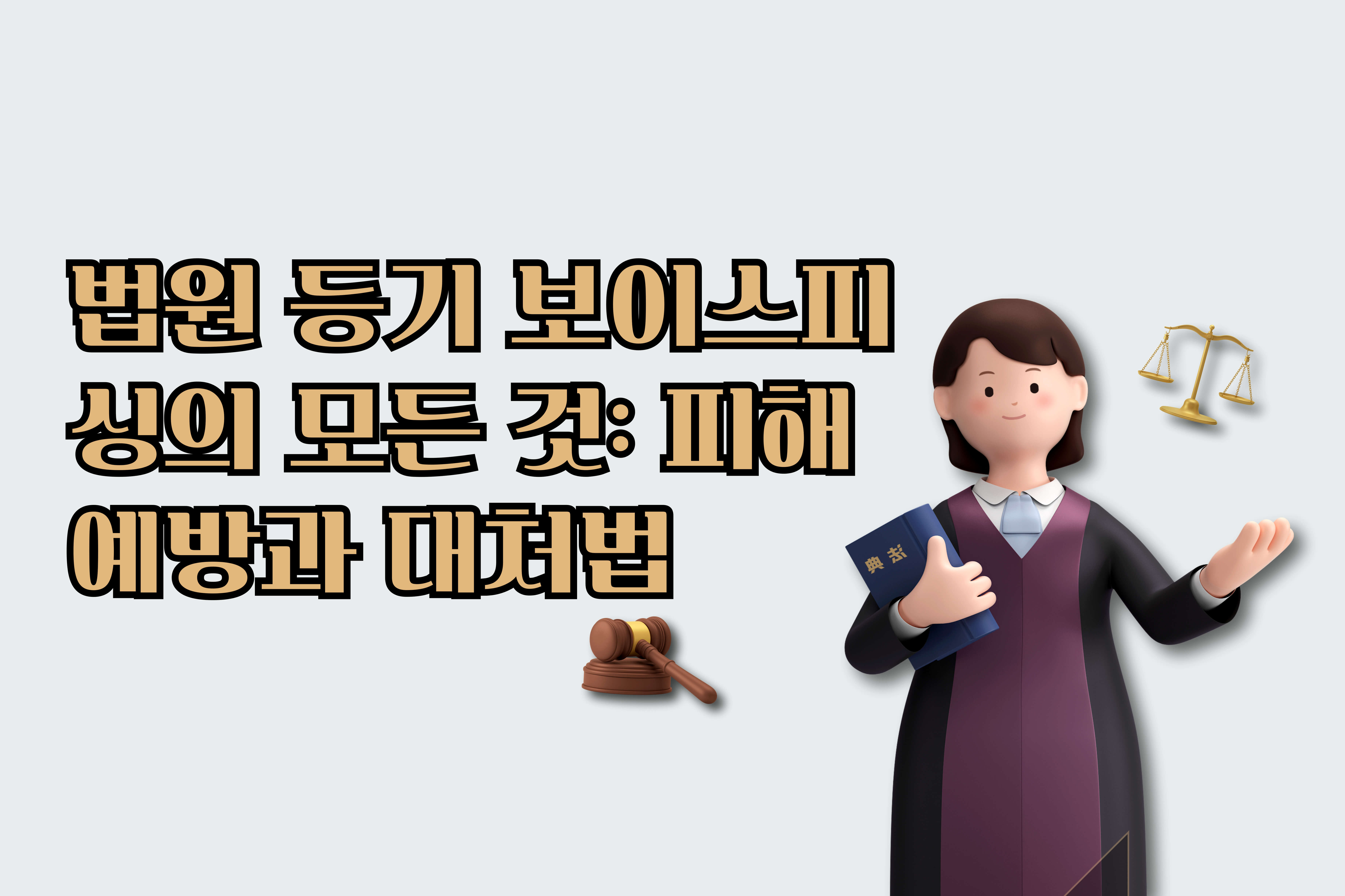 법원 등기 보이스피싱의 모든 것