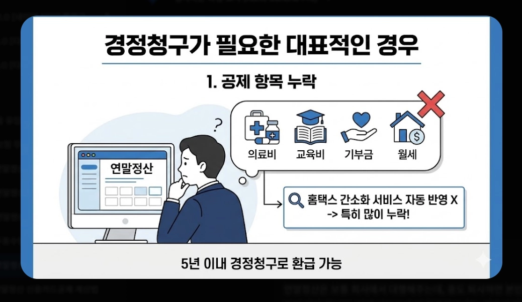 연말정산기간 지나면 환급받는 법 완벽 가이드 2026