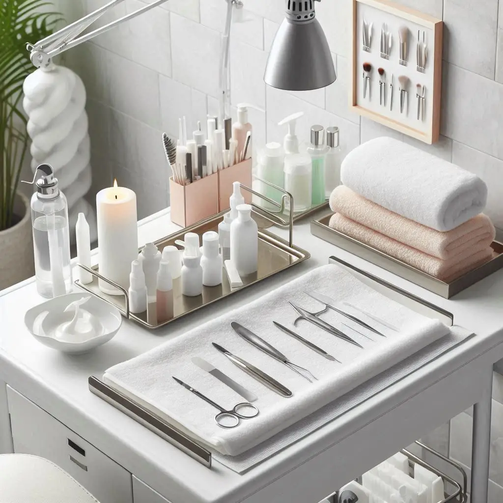 피부,체형관리 샵 배경