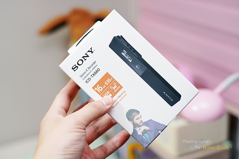 소니 보이스 레코더 TX-660 패키지 박스