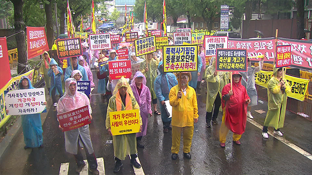 개 가축 제외 철외