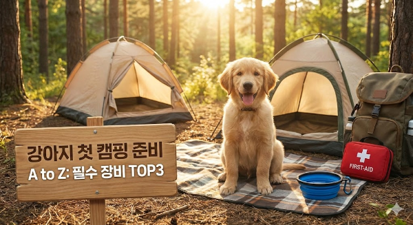 강아지 첫 캠핑 준비물