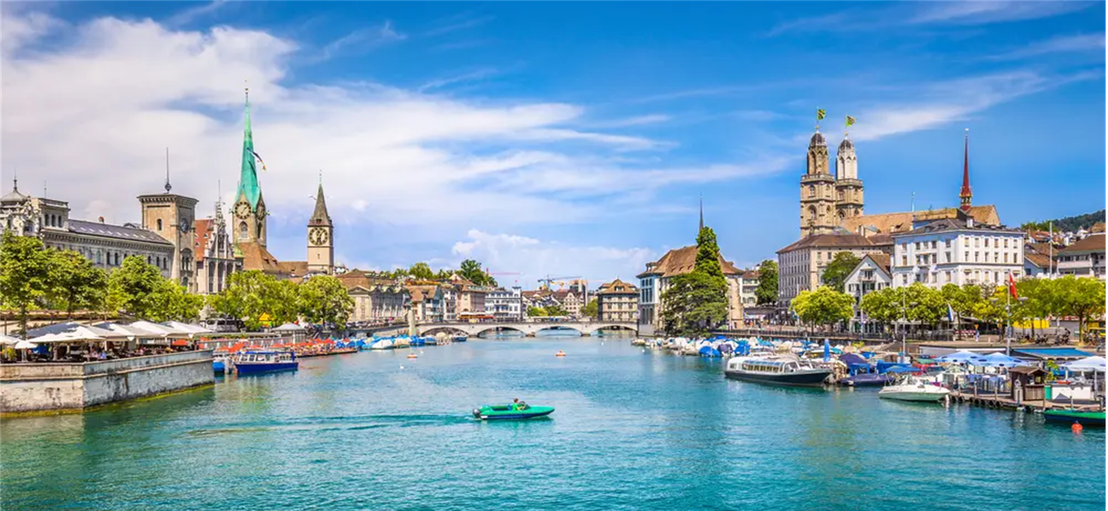 취리히 호수 사진